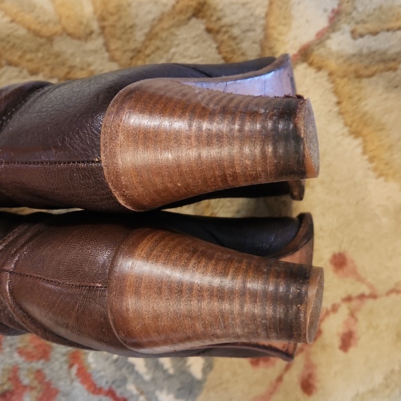 COACH Morgan tall brown leather slouch boots, size 7.5 - Picture 7 of 13